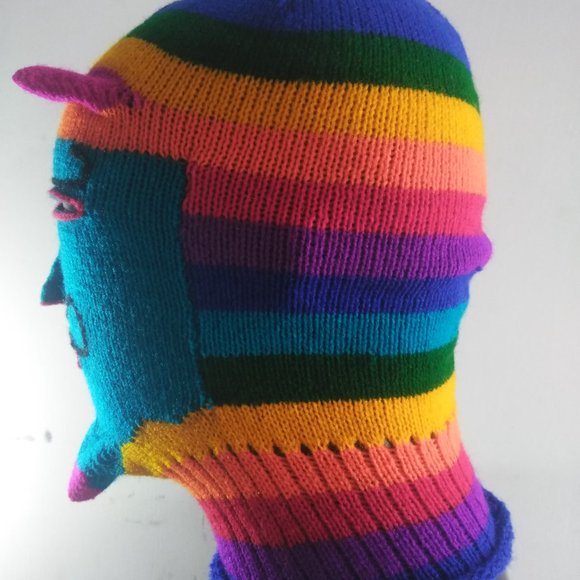 Halloween Personalized Unisex Mask Hat - warm winter - Picture 6 of 10